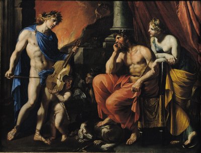 Orpheus vor Pluto und Persephone von Francois Perrier